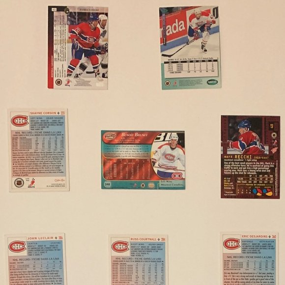 Montreal Canadiens Vintage NHL Hockey Cards - Lot of 16 - Roy, Koivu, Turgeon + - Picture 4 of 9